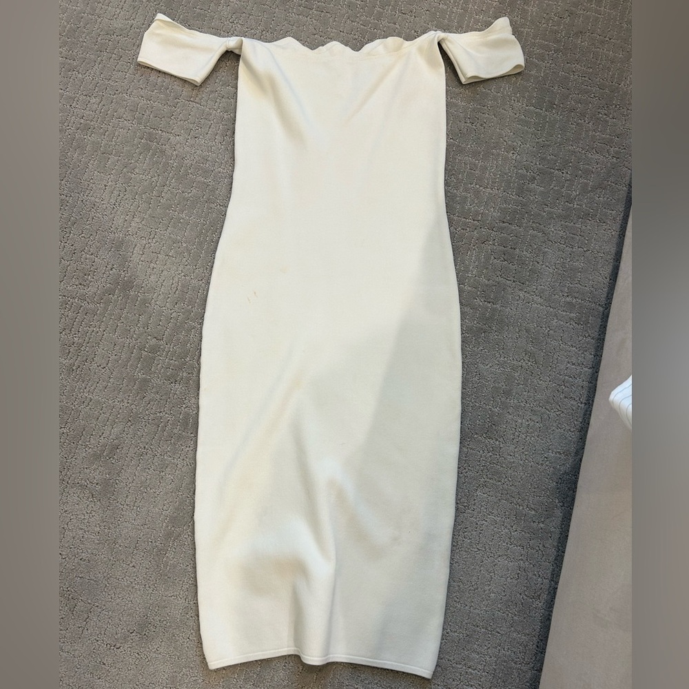 By the Way White Midi Dress